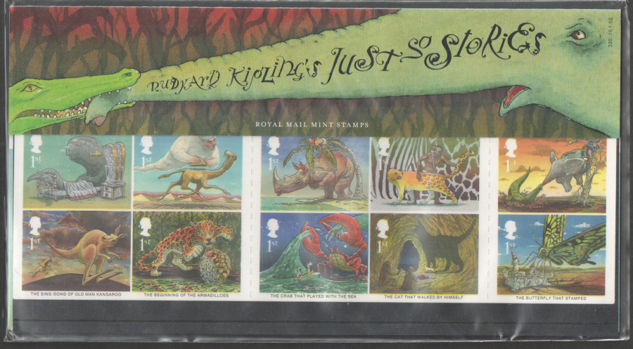 (image for) 2002 Rudyard Kipling Royal Mail Presentation Pack 330